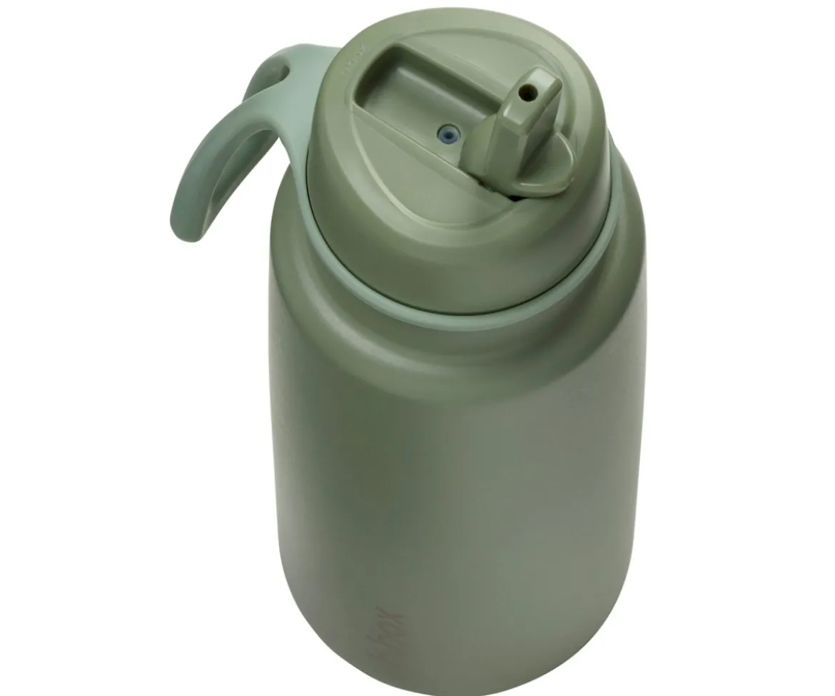 Botella Térmica con Boquilla Plegable y Asa 1L Olive