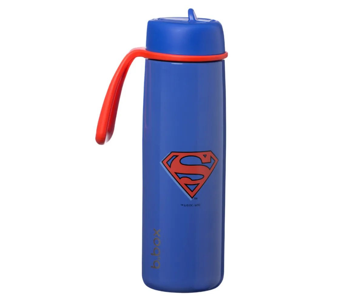 Botella Térmica Con Boquilla Plegable y Asa 690ml Superman
