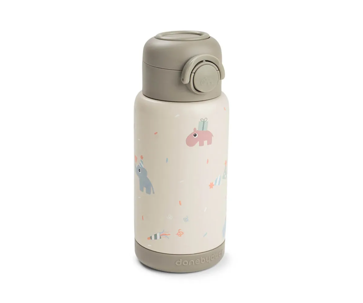 Botella Térmica con Pajita Celebration Sand 340ml