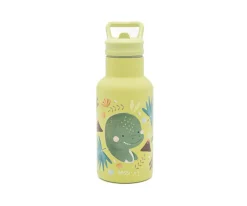 Botella Térmica con Pajita Dinosaurio 350ml
