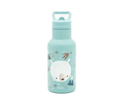 Botella Térmica con Pajita Oso Polar 350ml