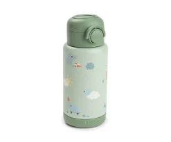 Botella Térmica con Pajita Playground Green 340ml