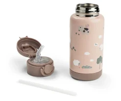 Botella Térmica con Pajita Tiny Farm Powder 340ml