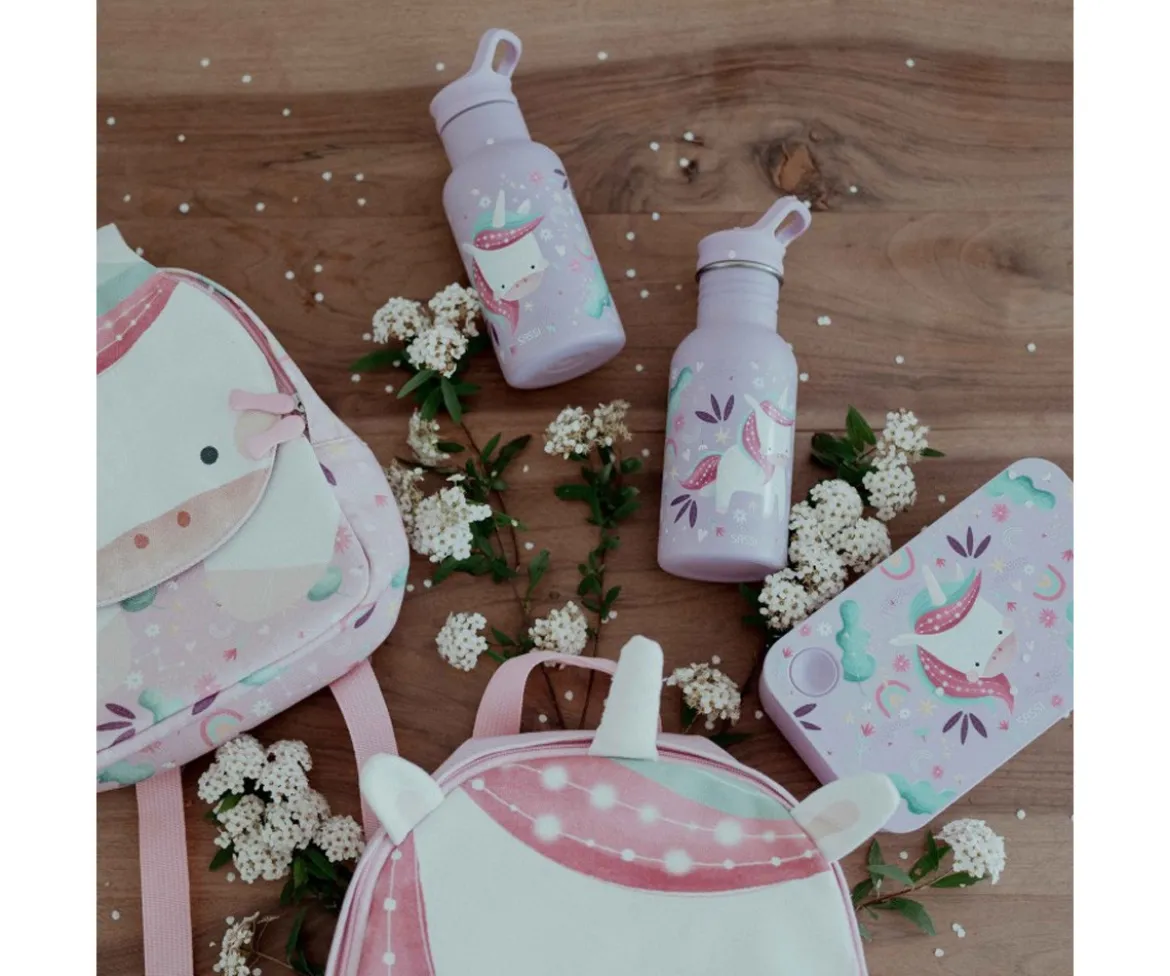Botella Térmica con Pajita Unicornio 350ml