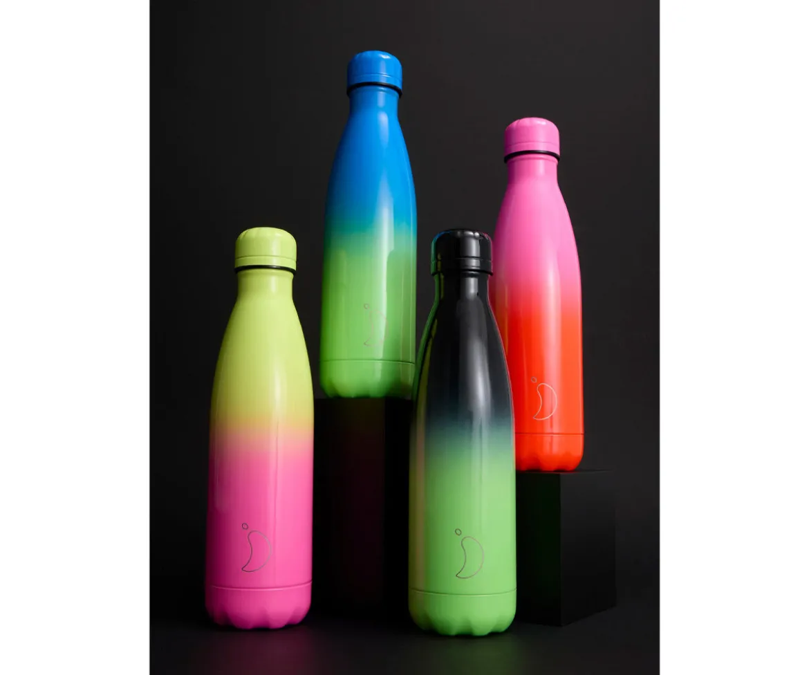 Botella Térmica Gloss Neon Blue 500 ml