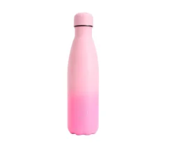 Botella Térmica Gradient Fluor & Pastel Pink 500 ml