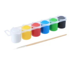 6 Botes de Témperas Basic 25ml