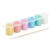 6 Botes de Témperas Pearl 25ml