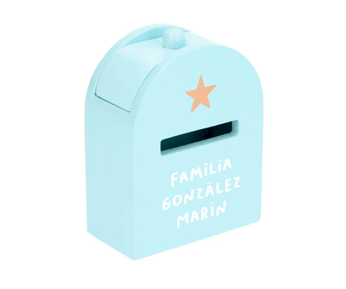 Buzón Mágico Azul y Complementos Puerta Personalizable