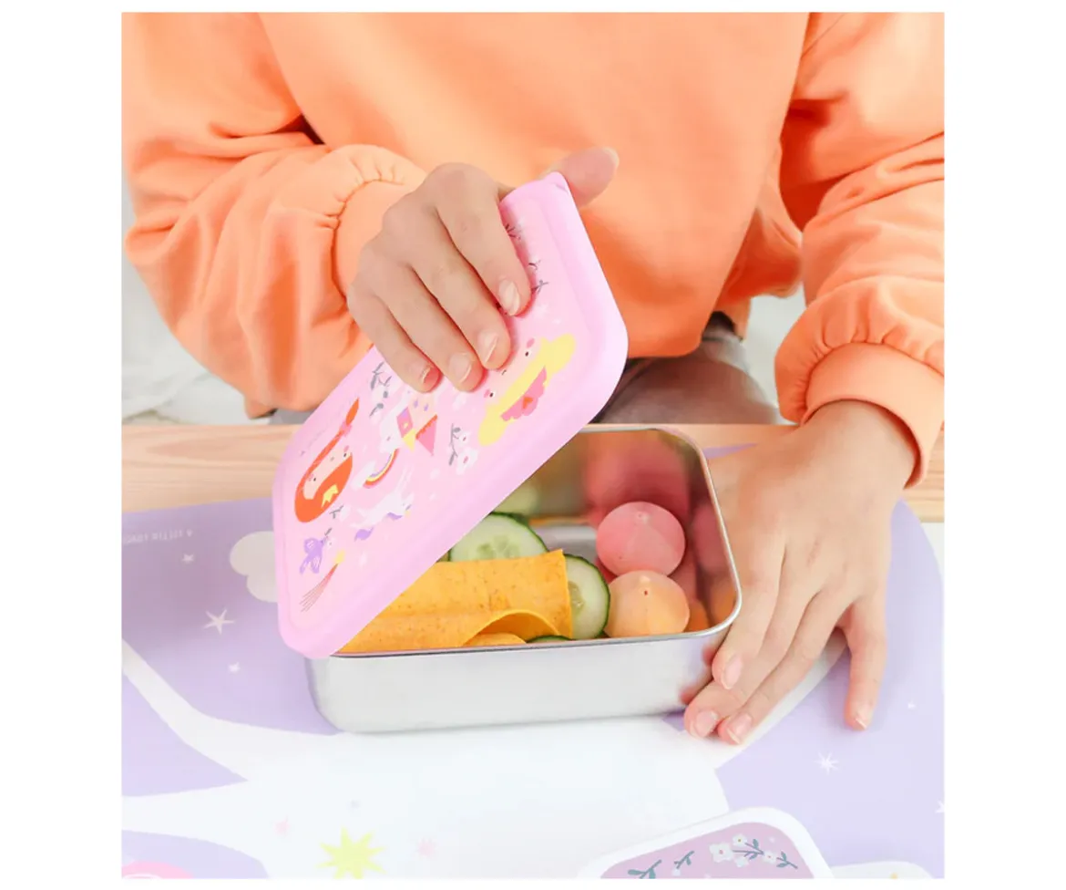 Caja Almuerzo Acero Princesas