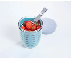 Caja Almuerzo Ellipse Fruit & Veggie Vivid Mauve