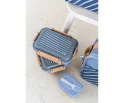 Caja Almuerzo Grande Stripes Blue