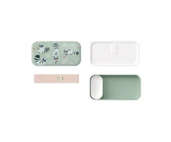 Caja Almuerzo MB Foodie Raccoon Verde