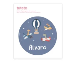 Caja Almuerzo Personalizada Bento Campus Grande Cool Blue Planes