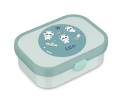 Caja Almuerzo Personalizada Midi Campus Cool Mint Pandas in Space
