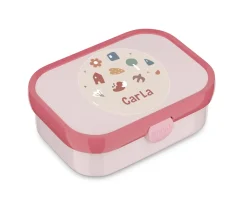 Caja Almuerzo Personalizada Midi Campus Cool Pink Geometric Nature
