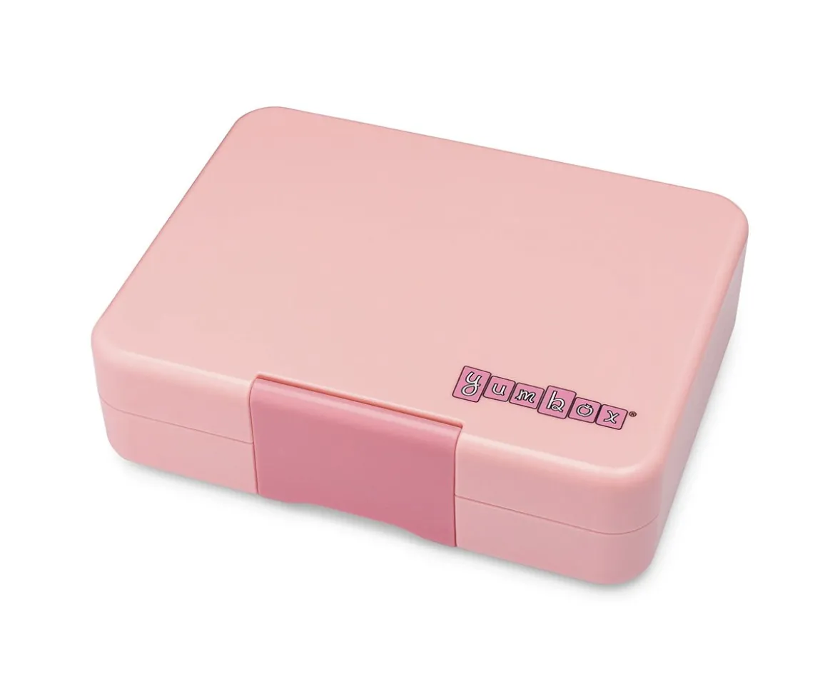 Caja Almuerzo Snack Power Pink Bandeja Rainbow 3 Compartimentos