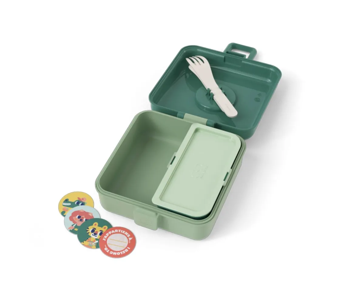 Caja Almuerzo Snacky Verde Forest