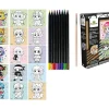 Caja Creativa S Manga Chibi con Lápices Acuarelables