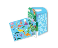 Caja de Actividades Sensoriales con Collage Dinosaur
