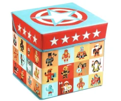 Caja de Almacenamiento Con Asiento Estrellas
