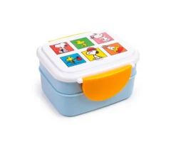Caja de Almuerzo Bento con Cubiertos Snoopy Peanuts