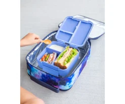 Caja de Almuerzo Bite Blue Splash 3 Compartimentos