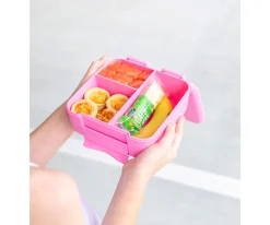Caja de Almuerzo Bite Pink Floss 3 Compartimentos