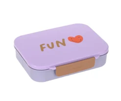 Caja de Almuerzo Compartimentos Bento Heart Lilac