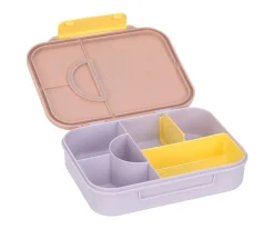 Caja de Almuerzo Compartimentos Bento Pattern Party Rose/Lilac