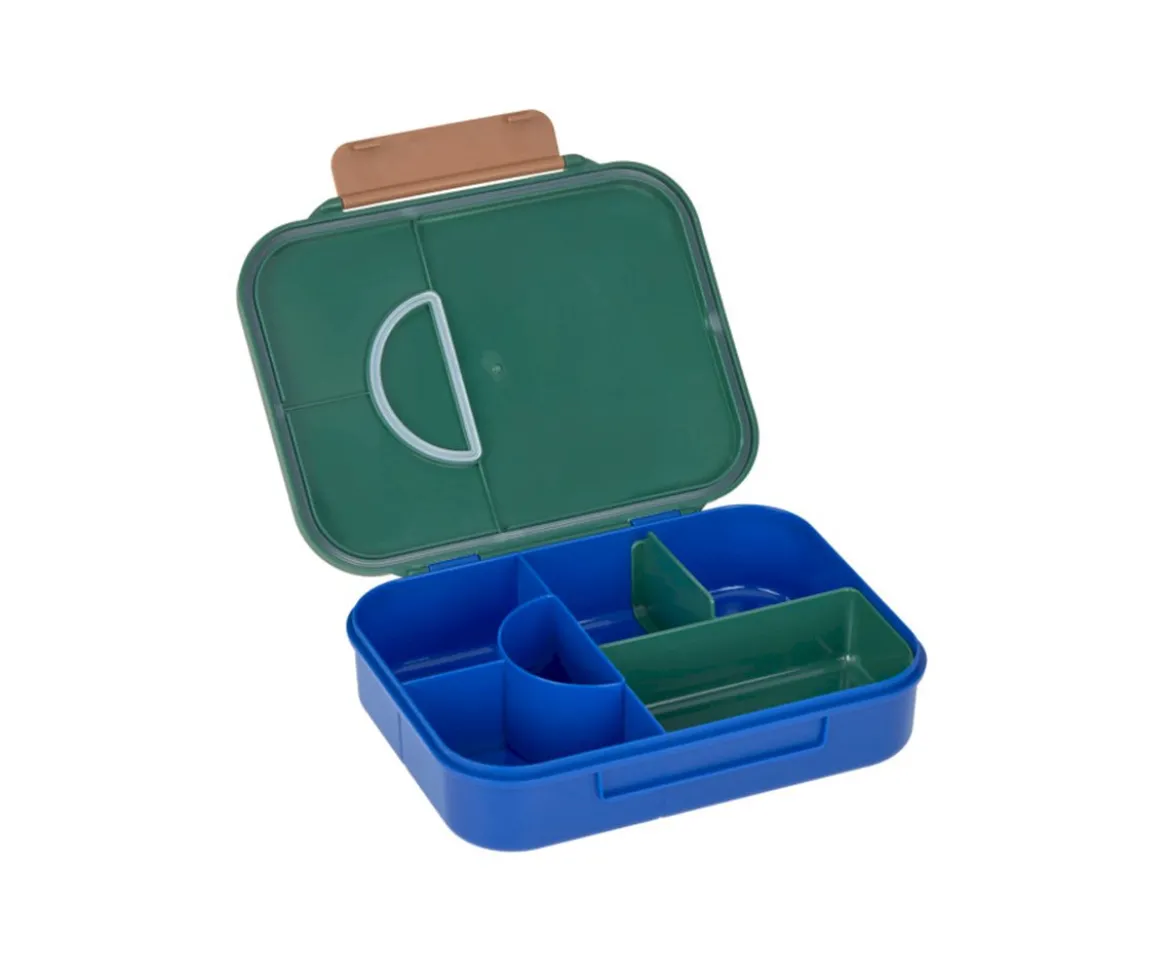 Caja de Almuerzo Compartimentos Bento Rainbow Green