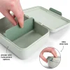 Caja de Almuerzo con Divisor Playground Green