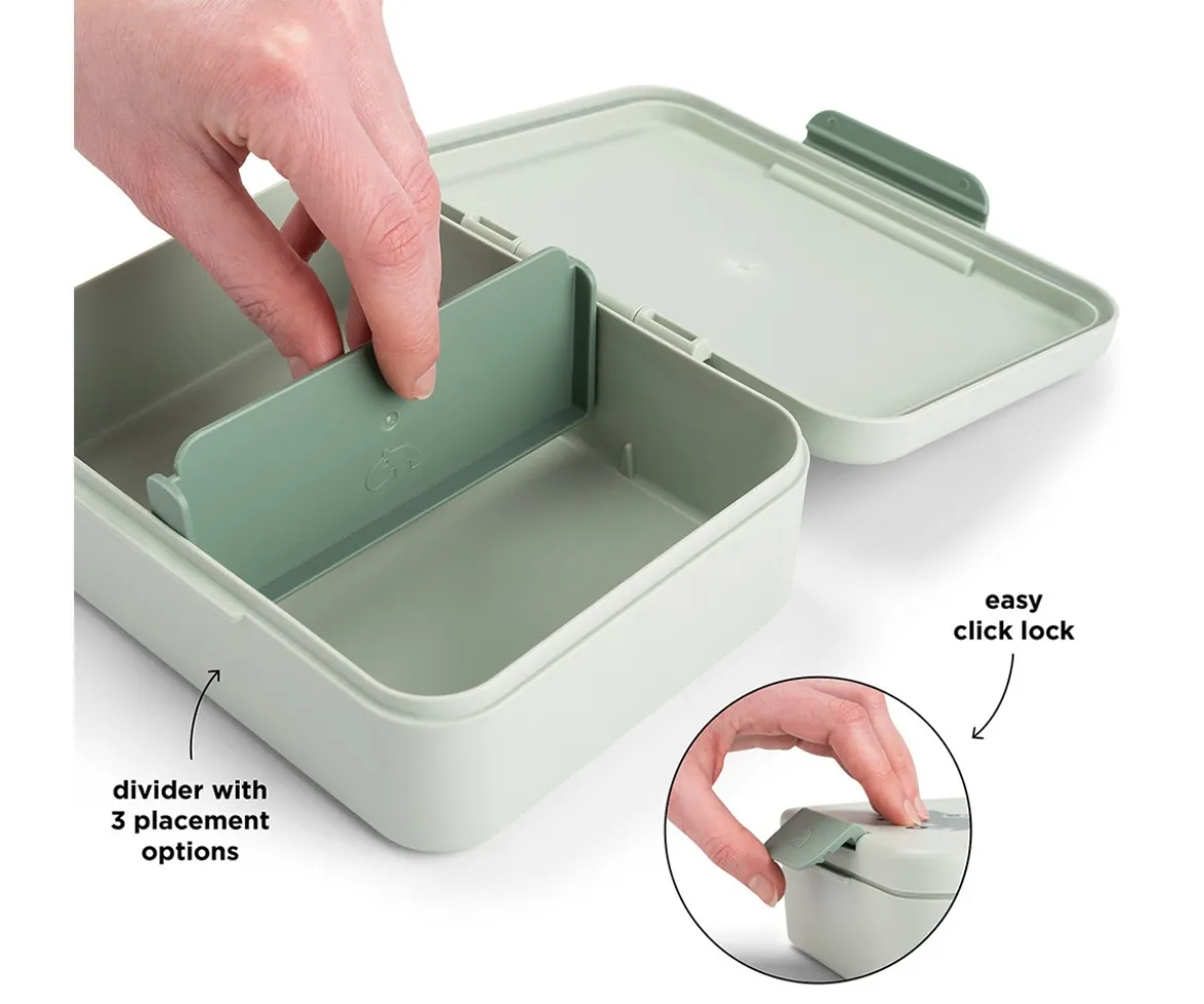 Caja de Almuerzo con Divisor Playground Green