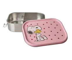 Caja de Almuerzo Grande Acero Inoxidable Snoopy Pink