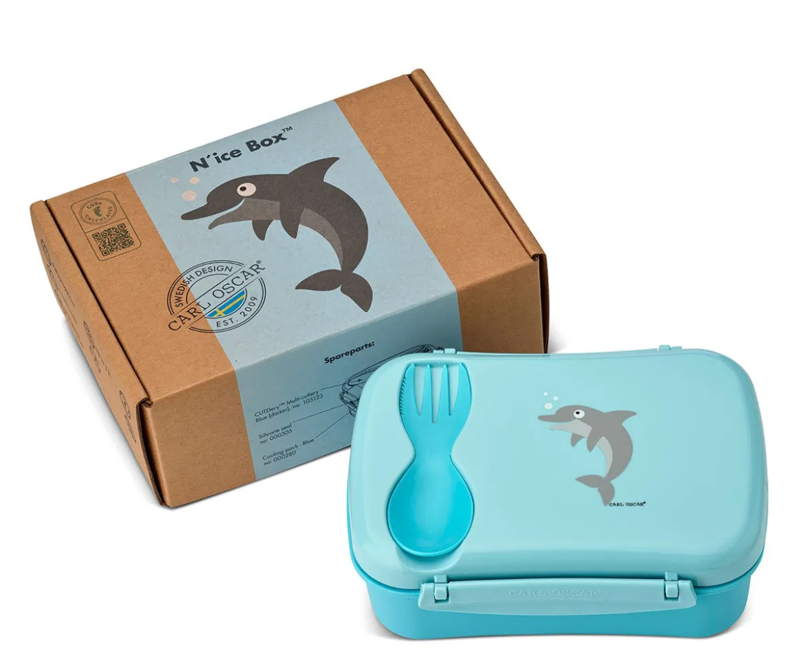 Caja de Almuerzo N'ice Box Blue Dolphin