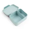 Caja de Almuerzo Pequeña + 2 Mini Tenedeores Tiny Farm Azul