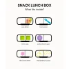 Caja de Almuerzo Snack Montiico Blue Splash 2 Compartimentos