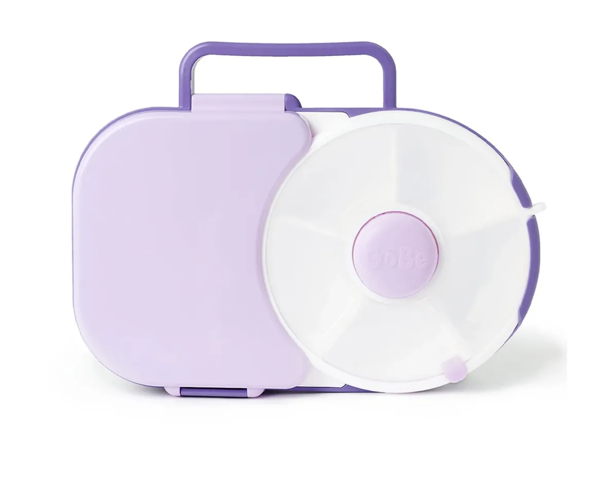 Caja de Almuerzo Spinner 2 in 1 Lunchox Grape Purple