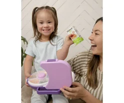 Caja de Almuerzo Spinner 2 in 1 Lunchox Grape Purple