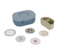 Caja de Almuerzo Style & Snack Pattern Party Blue
