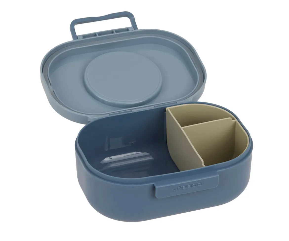 Caja de Almuerzo Style & Snack Pattern Party Blue