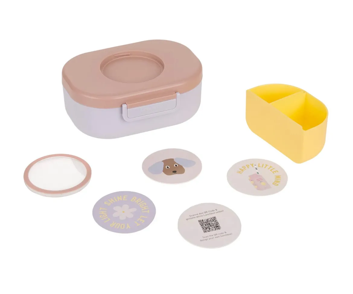 Caja de Almuerzo Style & Snack Pattern Party Lilac