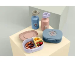 Caja de Almuerzo Style & Snack Pattern Party Lilac