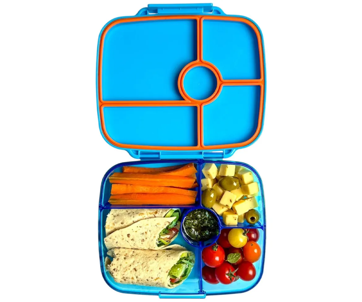 Caja de Almuerzo Yumbox GO Blue Miami 5 Compartimentos