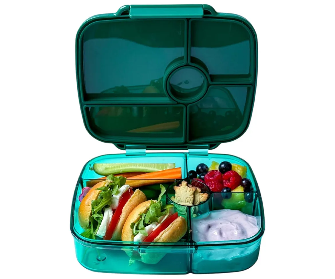 Caja de Almuerzo Yumbox GO Green Lima 5 Compartimentos