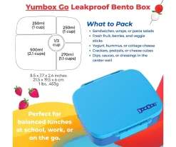 Caja de Almuerzo Yumbox GO Green Lima 5 Compartimentos