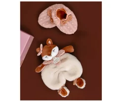 Caja de Nacimiento Mina Zorro con Doudou y Zapatitos