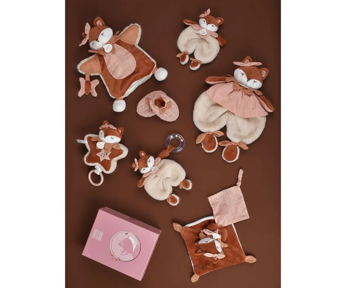 Caja de Nacimiento Mina Zorro con Doudou y Zapatitos