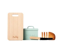 Caja de Pan con Tabla y Cuchillo