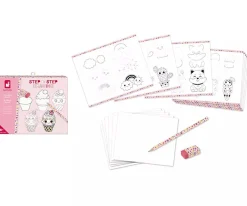 Caja Dibujo Creativo 20 Modelos Kawaii